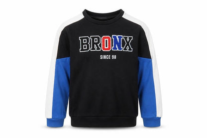 Primark Boys Black Cotton Pullover Sweatshirt Size 9-10 Years Pullover - Bronx