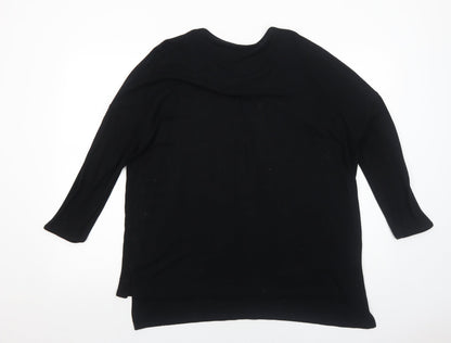 Womens UK Size M Zara Black Pullover Jumper