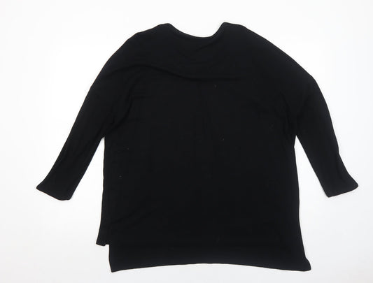 Womens UK Size M Zara Black Pullover Jumper