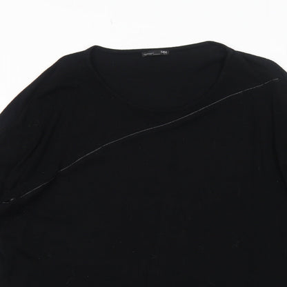 Womens UK Size M Zara Black Pullover Jumper