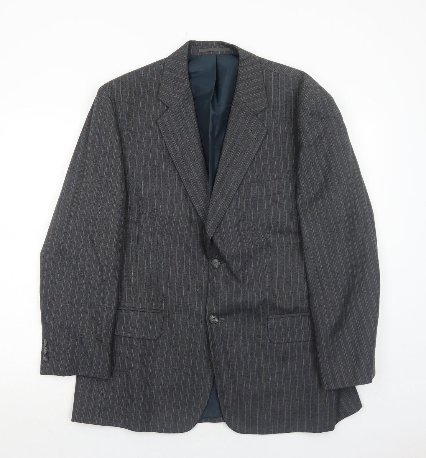 Mens UK Size 42 Preworn Regular Grey Suit Jacket