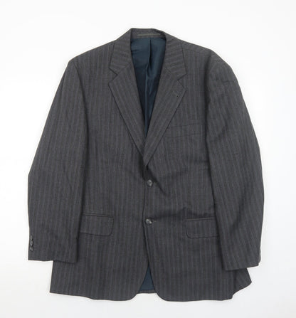Mens UK Size 42 Preworn Regular Grey Suit Jacket