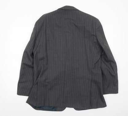Mens UK Size 42 Preworn Regular Grey Suit Jacket