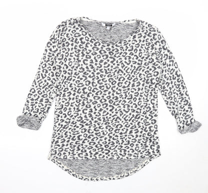 Womens UK Size 10 NEXT White Pullover Jumper