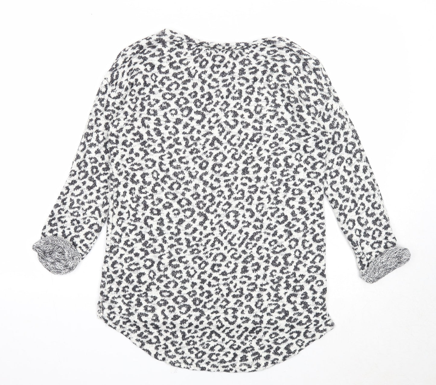 Womens UK Size 10 NEXT White Pullover Jumper