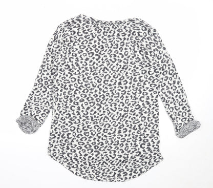Womens UK Size 10 NEXT White Pullover Jumper