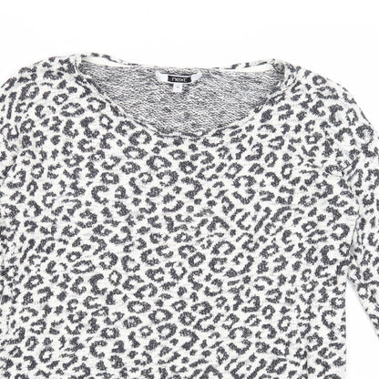 Womens UK Size 10 NEXT White Pullover Jumper