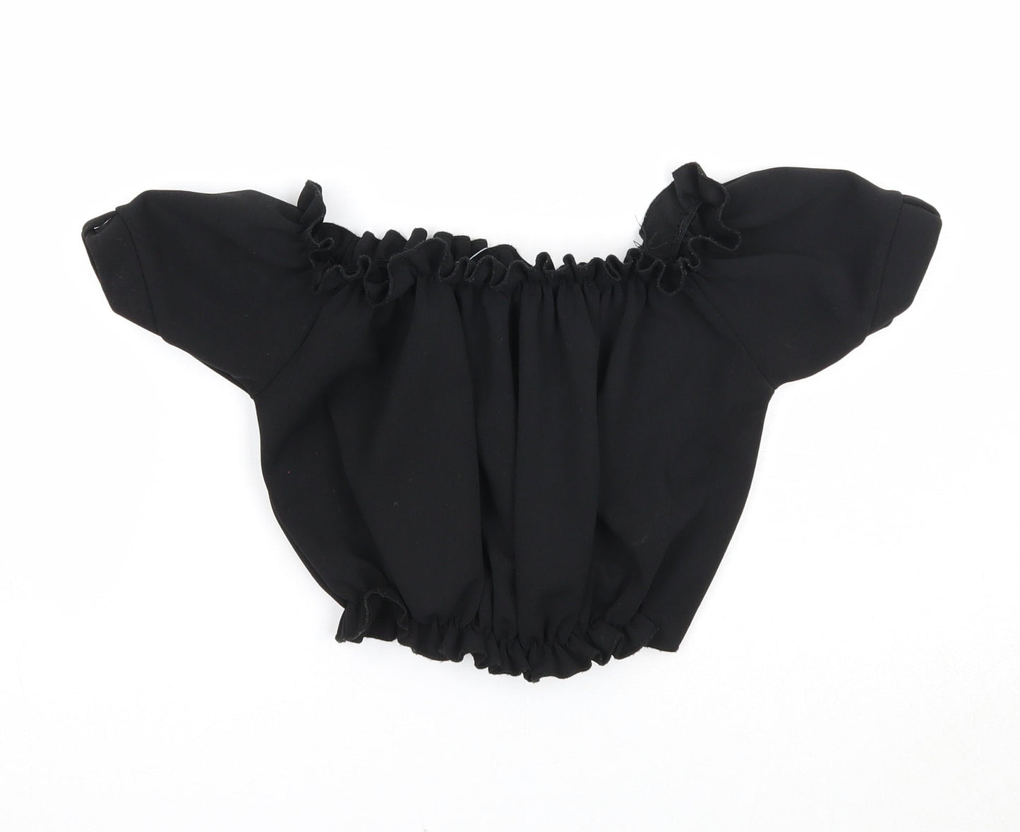 Womens UK Size 6 New Look Black Cropped Tank