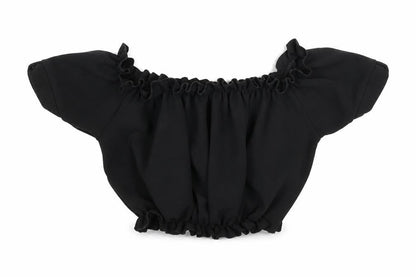 Womens UK Size 6 New Look Black Cropped Tank