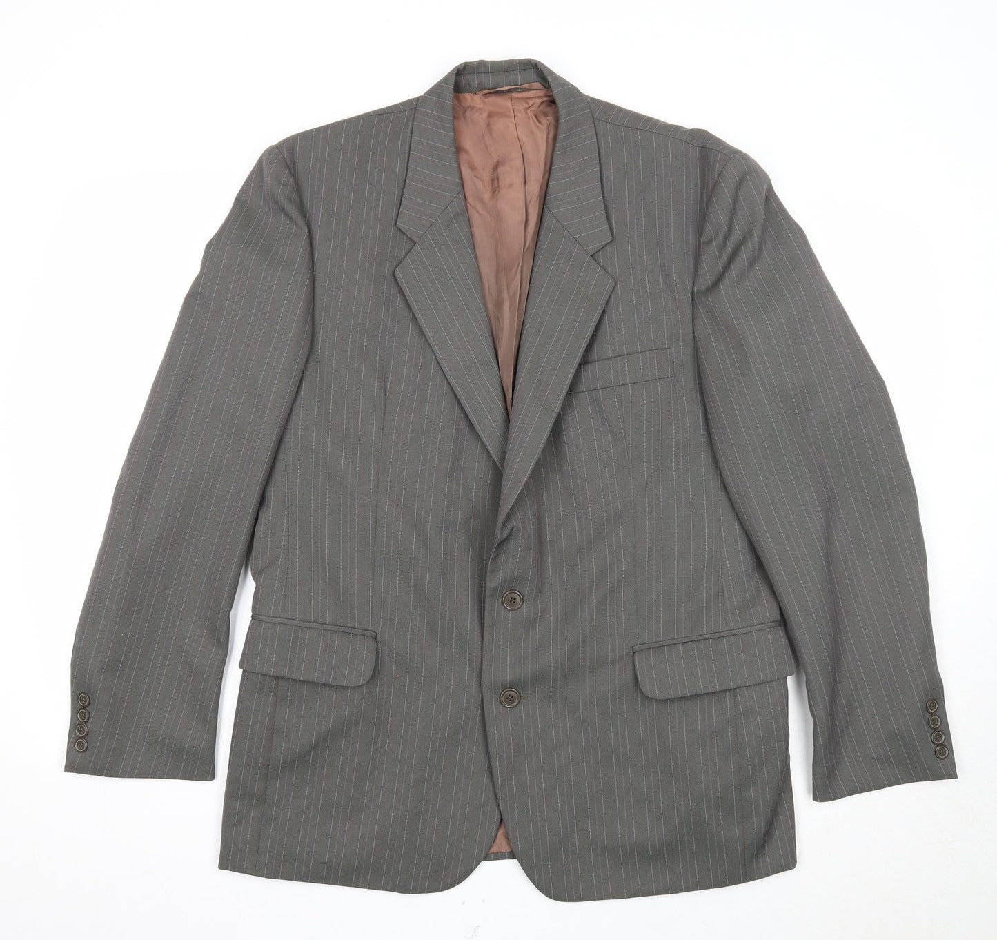 Mens UK Size 42 Preworn Regular Grey Suit Jacket