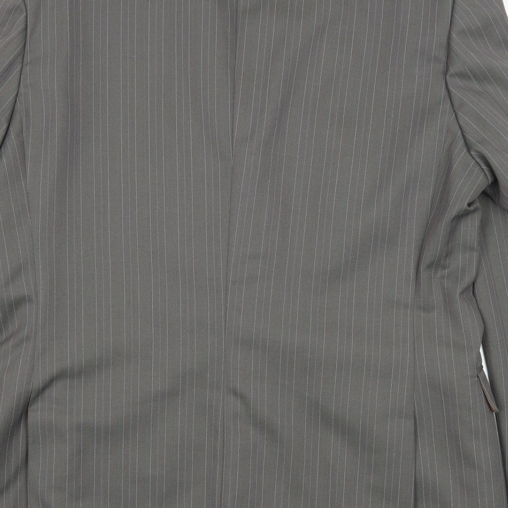 Mens UK Size 42 Preworn Regular Grey Suit Jacket