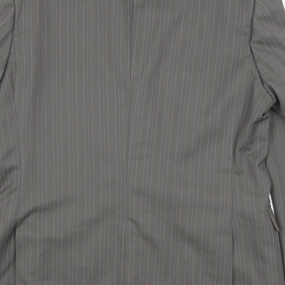 Mens UK Size 42 Preworn Regular Grey Suit Jacket