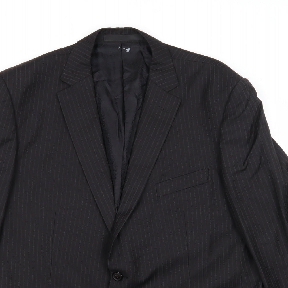 Mens UK Size 44 Marks and Spencer Regular Black Suit Jacket