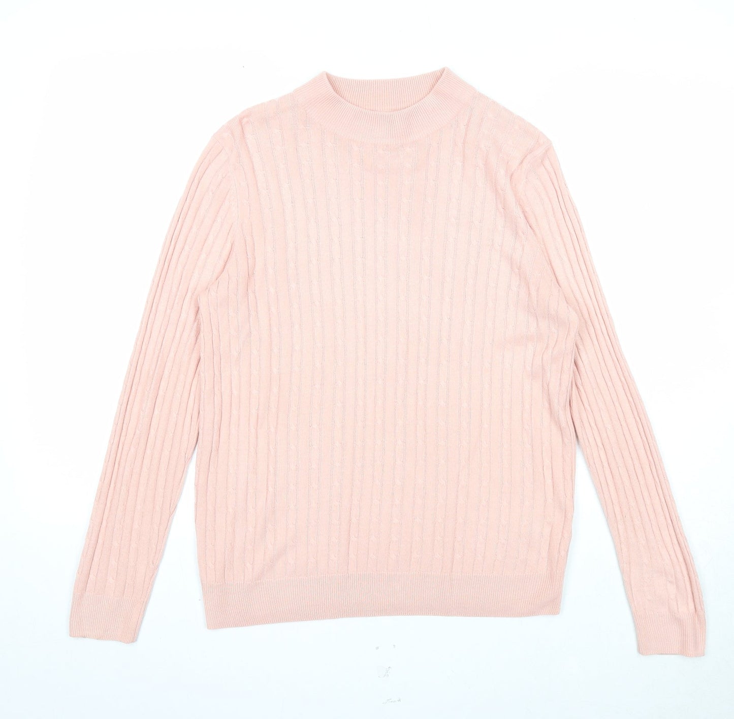 Womens UK Size 10 Marks and Spencer Pink Pullover Jumper