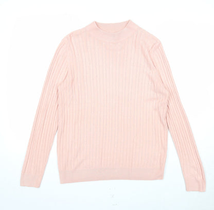 Womens UK Size 10 Marks and Spencer Pink Pullover Jumper