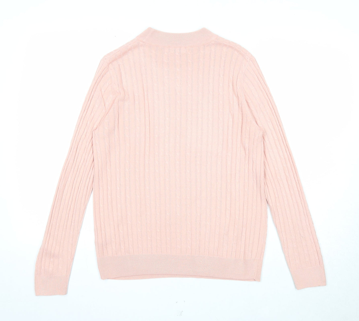 Womens UK Size 10 Marks and Spencer Pink Pullover Jumper