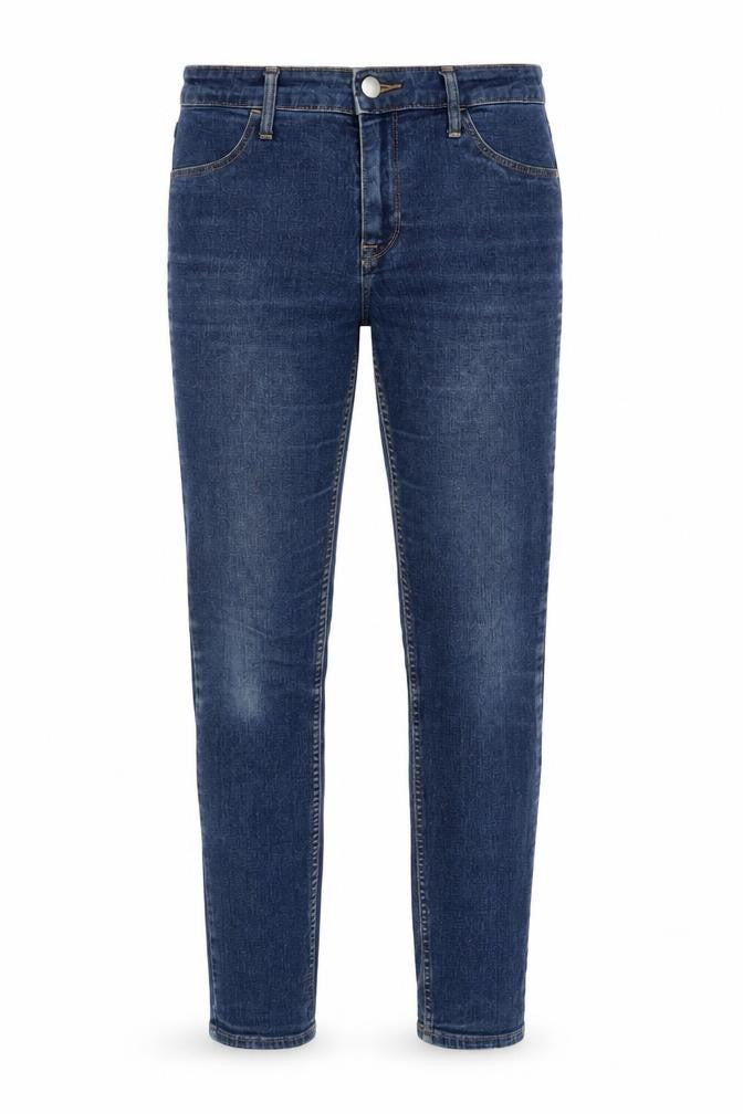 Womens UK Size 32 in Preworn Regular Fit Straight Blue Jeans