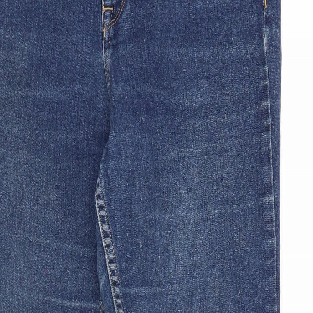 Womens UK Size 32 in Preworn Regular Fit Straight Blue Jeans
