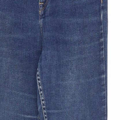 Womens UK Size 32 in Preworn Regular Fit Straight Blue Jeans