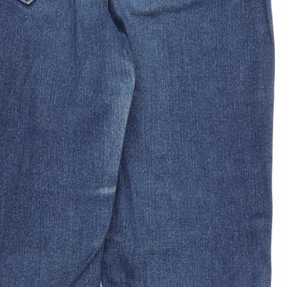 Womens UK Size 32 in Preworn Regular Fit Straight Blue Jeans
