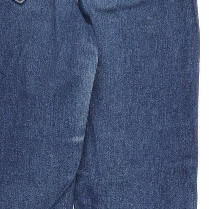 Womens UK Size 32 in Preworn Regular Fit Straight Blue Jeans