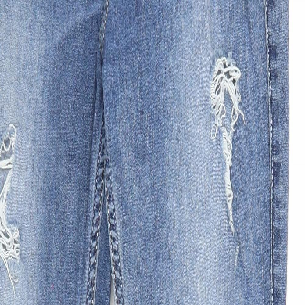 Hollister Womens Blue Cotton Skinny Jeans Size 26 in L30 in Regular Zip