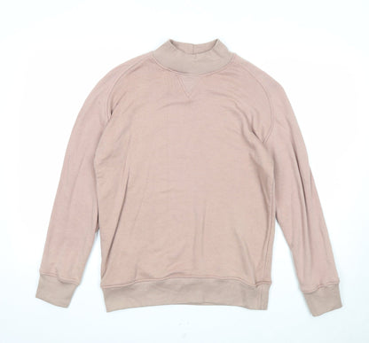 Nasty Gal Womens Pink Cotton Pullover Sweatshirt Size 10 Pullover