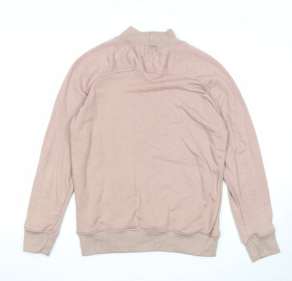 Nasty Gal Womens Pink Cotton Pullover Sweatshirt Size 10 Pullover