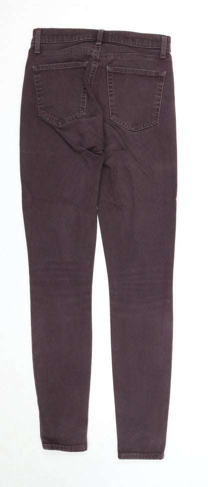 Womens UK Size 25 in Gap Regular Fit Skinny Purple Jeans