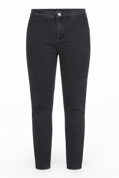 Womens UK Size 8 Denim & Co. Regular Fit Skinny Black Jeans