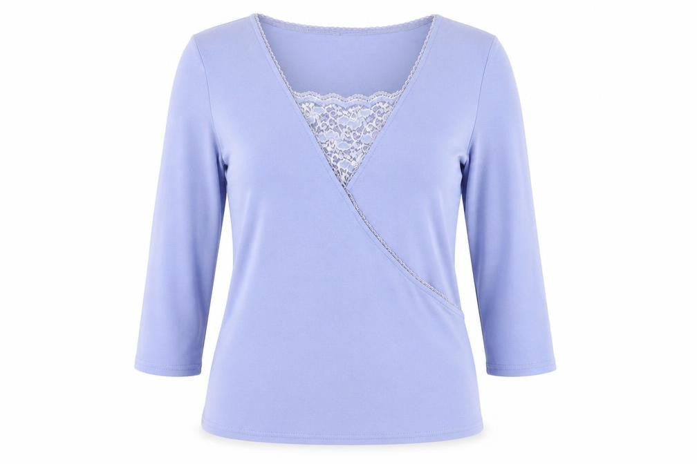 Womens UK Size 12 Berkertex Blue Basic Blouse