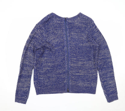 Womens UK Size L Therapy Blue Pullover Jumper