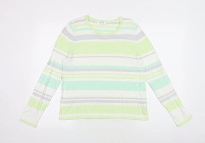 Womens UK Size 14 Marks and Spencer Green Pullover Jumper