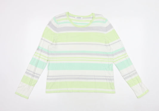 Womens UK Size 14 Marks and Spencer Green Pullover Jumper