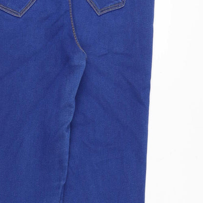 Denim & Co. Womens Blue Cotton Jegging Jeans Size 12 Regular