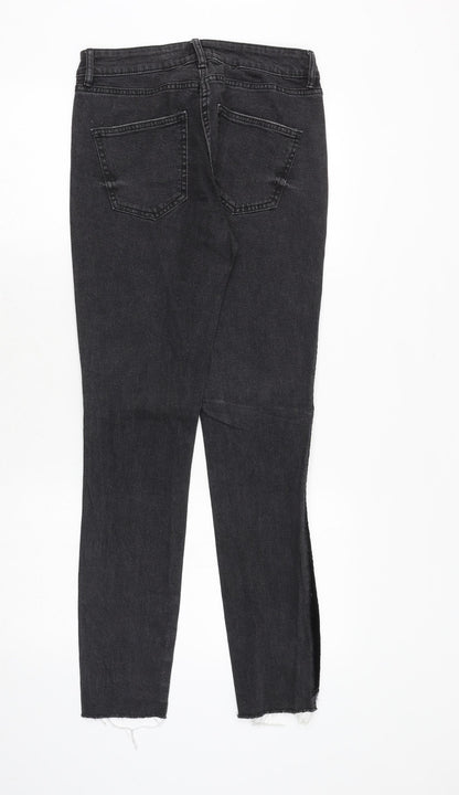 Womens UK Size 8 Blue Motion Regular Fit Skinny Grey Jeans