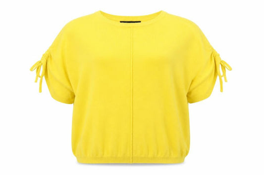 Womens UK Size 6 F&F Yellow Pullover Jumper