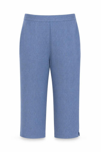 Womens UK Size 32 in Arista Regular Fit Cropped Blue Trousers