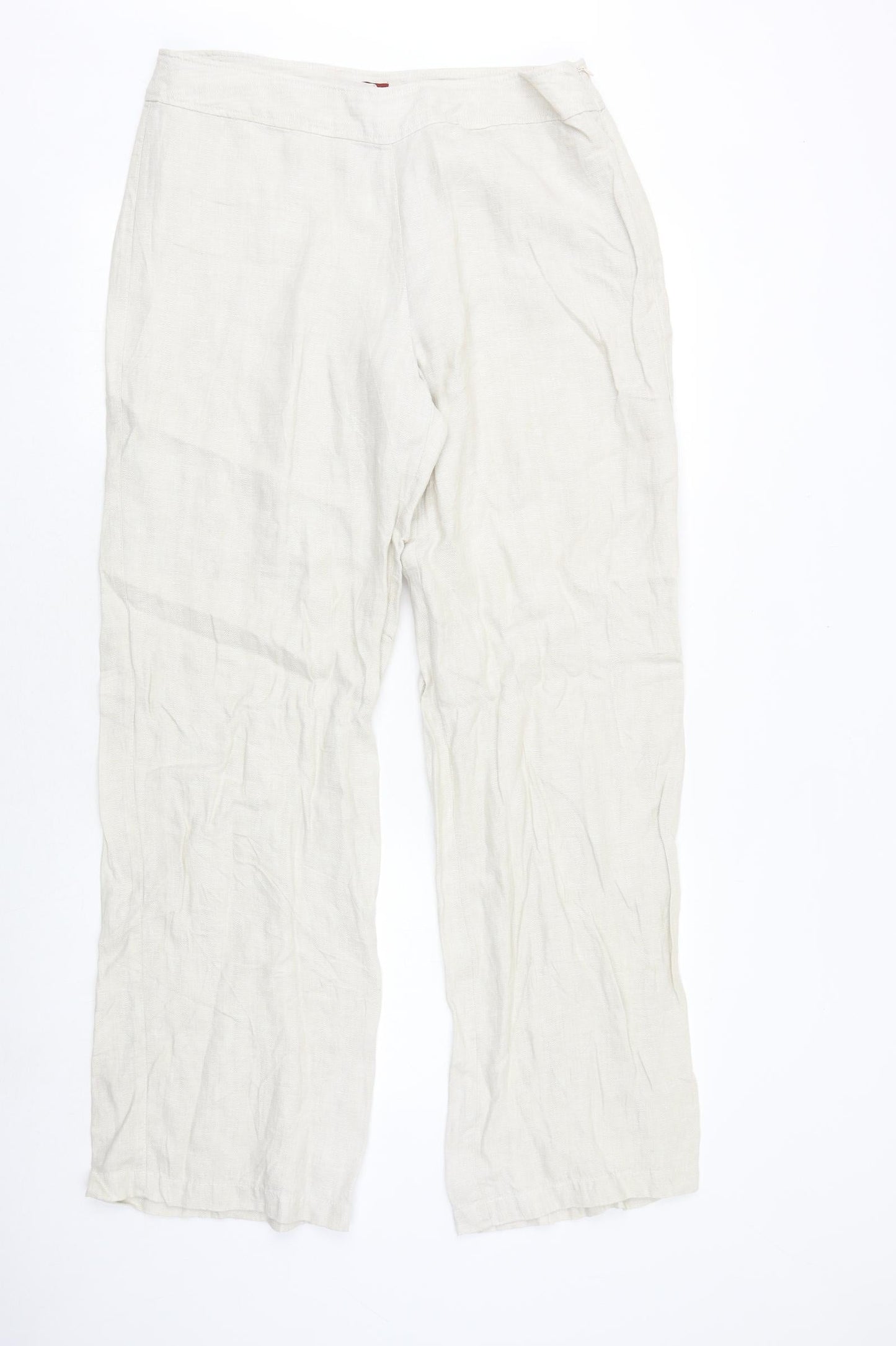 Womens UK Size 34 in Olsen Regular Fit  Beige Trousers