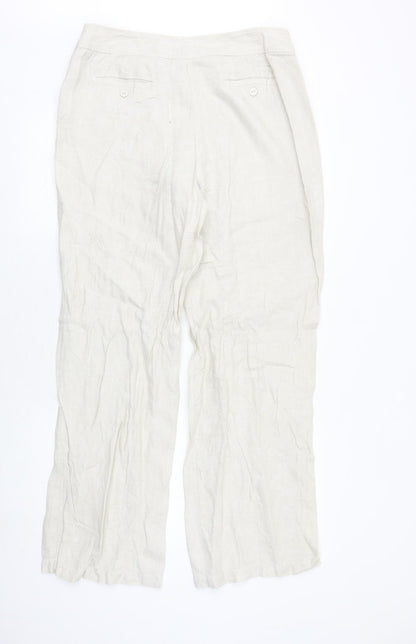 Womens UK Size 34 in Olsen Regular Fit  Beige Trousers