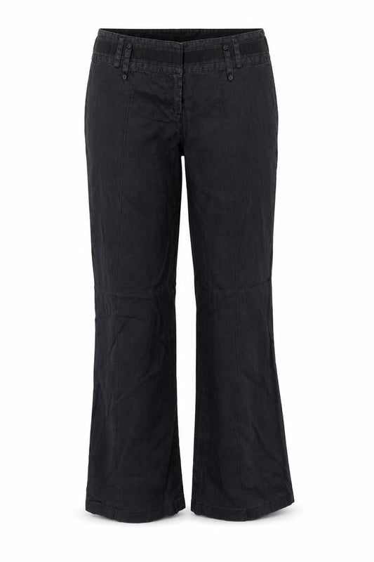 Womens UK Size 34 in Promod Regular Fit  Black Trousers