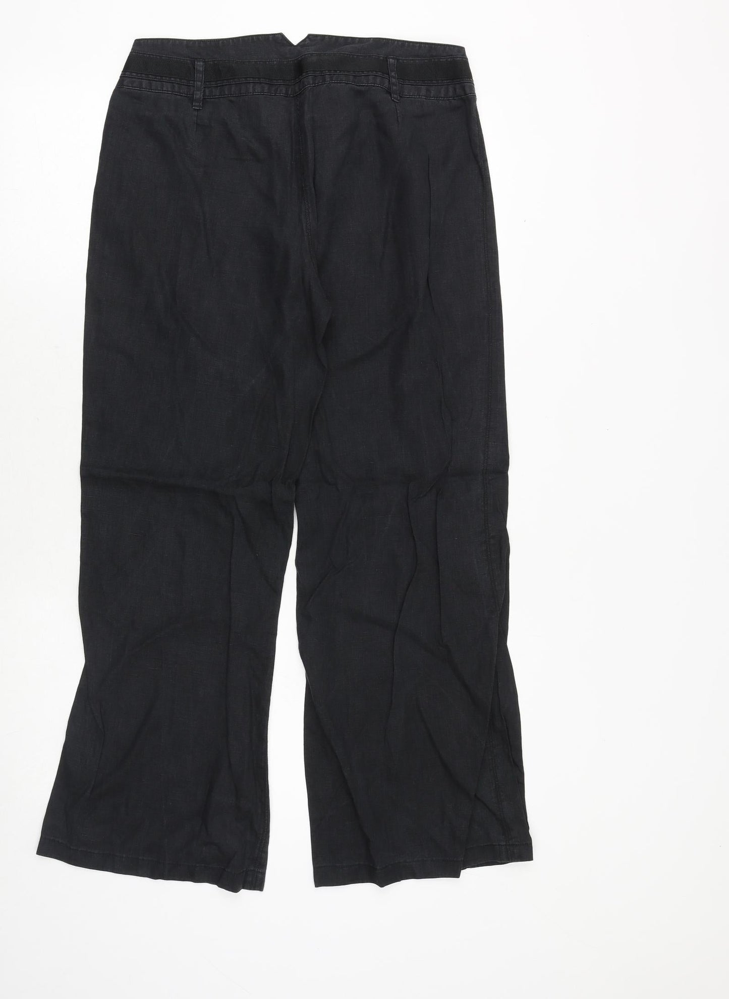 Womens UK Size 34 in Promod Regular Fit  Black Trousers
