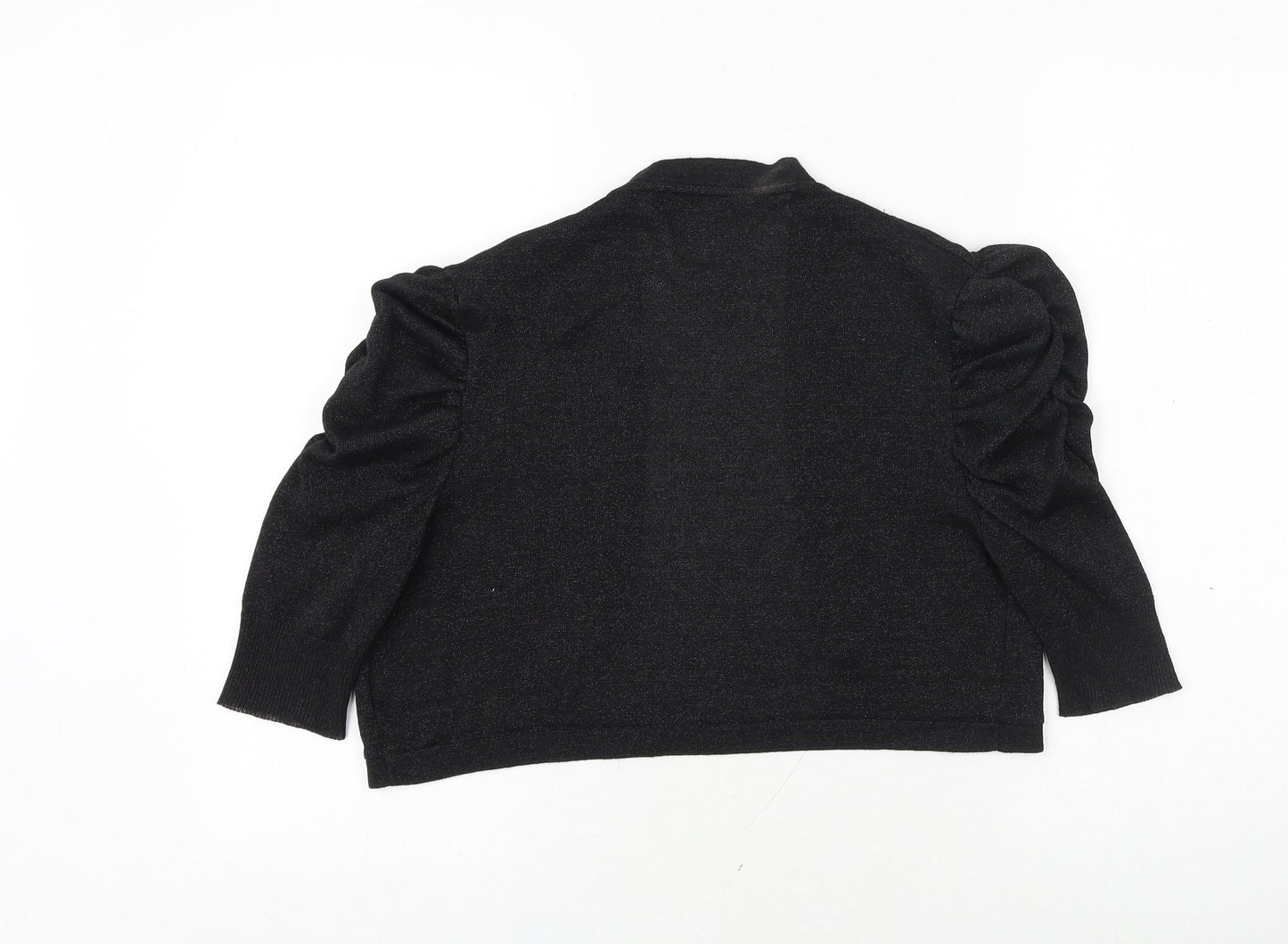 George Womens Grey V-Neck Viscose Shrug Jumper Size 10