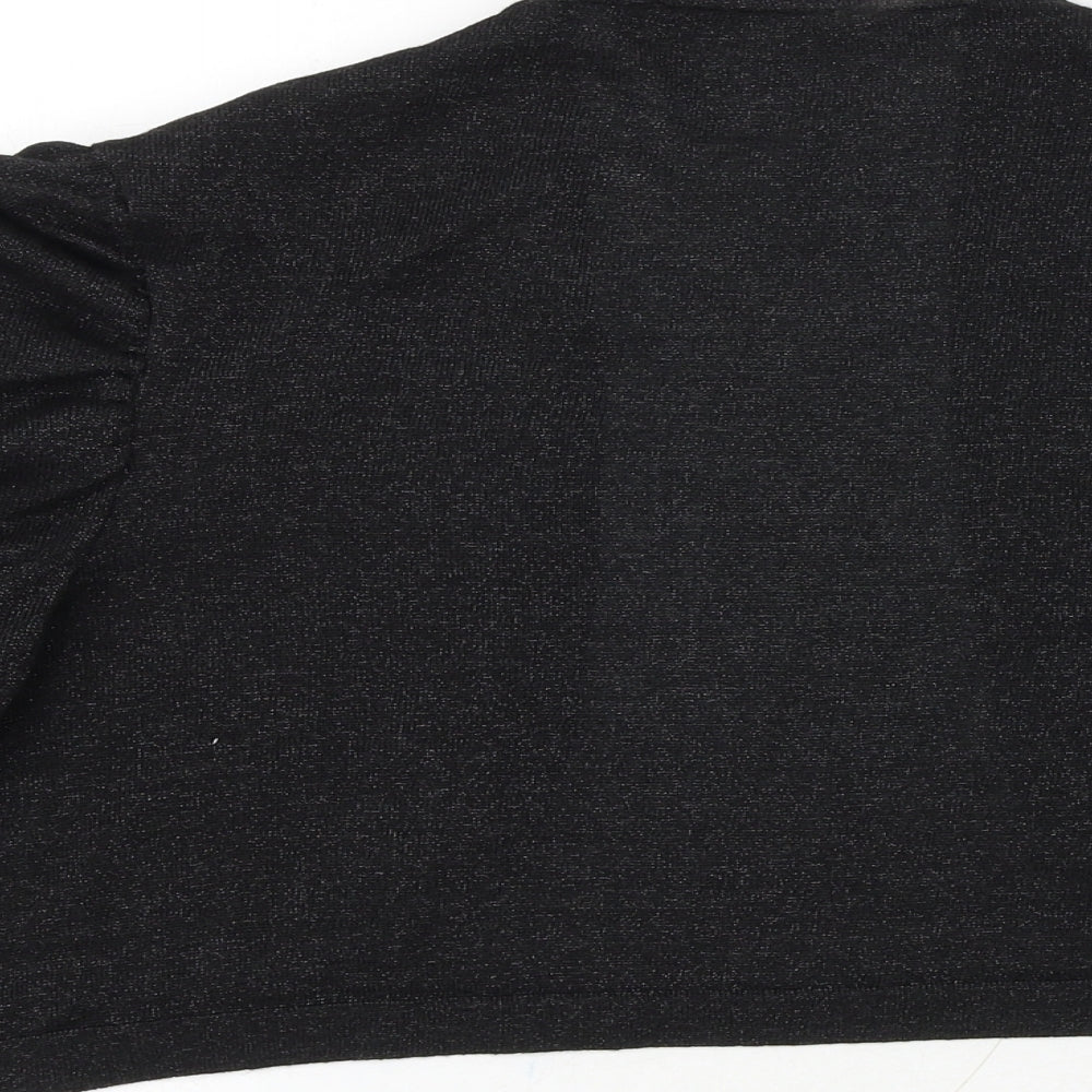 George Womens Grey V-Neck Viscose Shrug Jumper Size 10