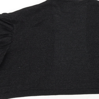 George Womens Grey V-Neck Viscose Shrug Jumper Size 10