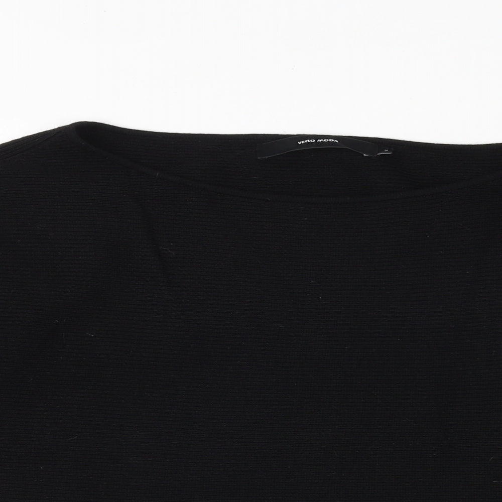 Womens UK Size M VERO MODA Black Pullover Jumper