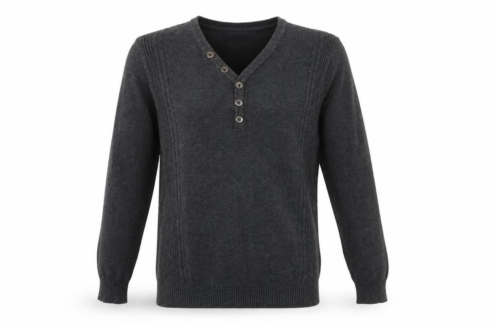 Mens UK Size S Angelo Litrico Silver Pullover Jumper