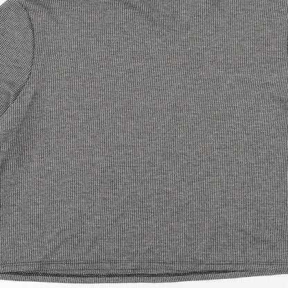 Womens UK Size L Cooperative Black Basic Blouse