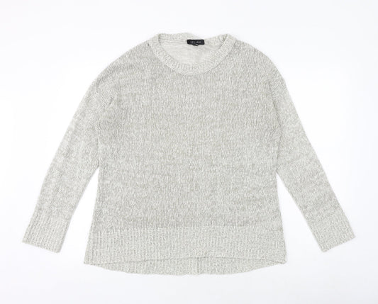 Womens UK Size L New Look Grey Pullover Jumper