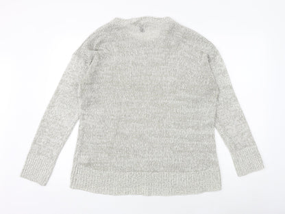 Womens UK Size L New Look Grey Pullover Jumper